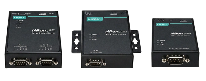 Group of Dynalog serial device server units